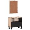 vidaXL Ensemble de meubles salle de bain 2 pcs bois de manguier massif