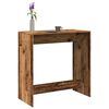 vidaXL Table de bar vieux bois 102x50x103,5 cm bois d'ing&eacute;nierie