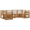 vidaXL Ensemble de canap&eacute;s d'ext&eacute;rieur 5 pc Naturel