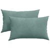 vidaXL Coussins de canapé 2 pcs Vert Mer 50 x 30 cm