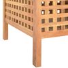 vidaXL Banc de rangement 93x49x49 cm Bois de noyer massif