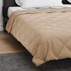 vidaXL Duvet d'&eacute;t&eacute; simple Taupe 240 x 260 cm Microfibre