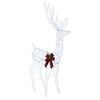 vidaXL Renne de No&euml;l 3D LOVIISA 560 LED Blanc froid 96 x 40 x 180 cm