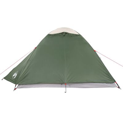 vidaXL Tente de camping à dôme 3 personne vert imperméable