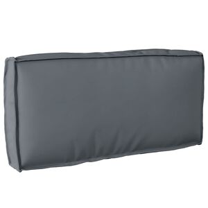 vidaXL Coussin Tissu Oxford Anthracite 80 x 40 x 12 cm