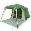 vidaXL Tente de camping avec d&ocirc;me porche 5 personnes vert imperm&eacute;able