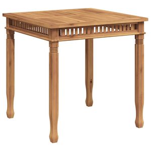 vidaXL Table &agrave; d&icirc;ner de jardin 80x80x80 cm Bois de teck solide