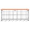 vidaXL Banc jardin design gabion 103x31,5x42 cm bois massif de douglas