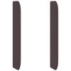 vidaXL Oreille de t&ecirc;te de lit Marron tissu