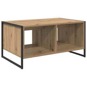 vidaXL Table basse Ch&ecirc;ne artisan 80 x 50 x 40 cm Bois d'ing&eacute;nierie