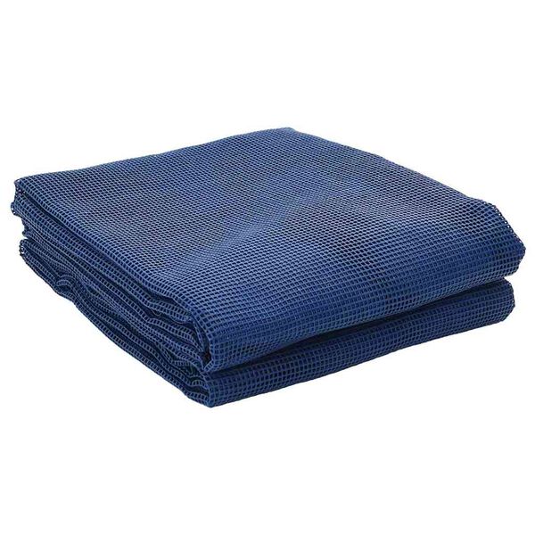 vidaXL Tapis de tente Bleu 200 x 200 cm Polyester
