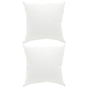 vidaXL Oreiller FULDA 2 pc 50 x 50 cm 100% duvet d'oie et plumes Blanc
