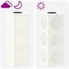vidaXL Lumi&egrave;re de chemin LED solaire 2 pcs Blanc Acier lamin&eacute; &agrave; froid