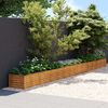 vidaXL Jardini&egrave;re sur&eacute;lev&eacute;e 580x50x36 cm Acier Corten
