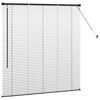vidaXL Store de Fenêtre avec des rideaux Noir Aluminium