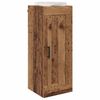 vidaXL Meuble mural Bois Ancien 34,5 x 34 x 90 cm Bois d'ing&eacute;nierie