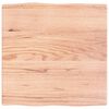vidaXL Dessus de table bois massif trait&eacute; bordure assortie