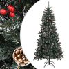 vidaXL Sapin de No&euml;l artificiel avec support Vert 240 cm PVC