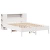 vidaXL Lit biblioth&egrave;que sans matelas blanc 120x200 cm bois pin massif