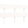 vidaXL Lit pour personne &acirc;g&eacute;e sans matelas blanc 120x200cm bois massif