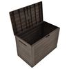 vidaXL Boîte de rangement de jardin Marron 78x44x55 cm