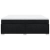 vidaXL Sommier &agrave; lattes de lit avec matelas Noir 180x200 cm Tissu