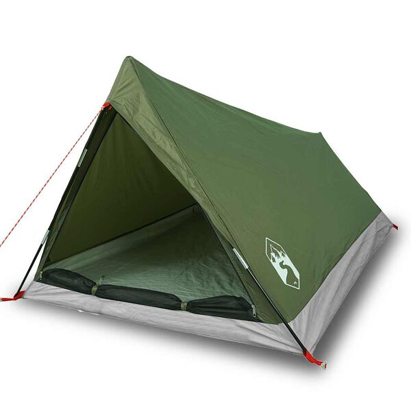 vidaXL Tente de camping 2 personnes vert olive imperméable
