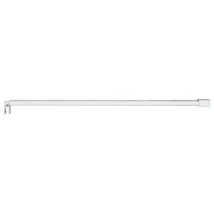 vidaXL Barre de support de douche 70-120 cm pour verre de 6/8 mm