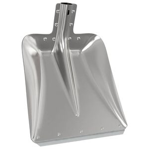 vidaXL T&ecirc;te de pelle Argent 45 x 38 cm Aluminium