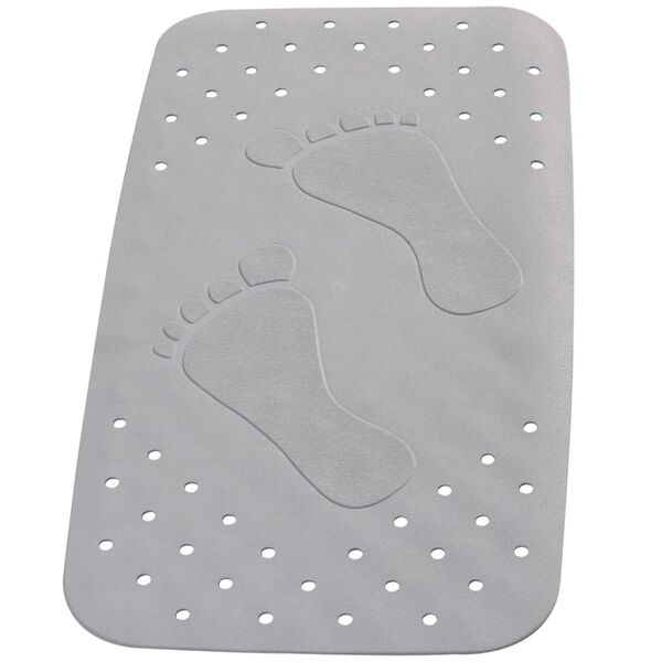 RIDDER Tapis de bain antid&eacute;rapant Plattfu&szlig; 72 x 38 cm Gris 67087