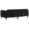 vidaXL Lit de repos sans matelas noir 90x200 cm velours