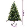 vidaXL Arbre de Noël artificiel en silicone flexible 300 LEDs 240 cm