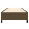 vidaXL Cadre de lit sans matelas marron fonc&eacute; 80x200 cm tissu