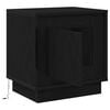 vidaXL Cabinet de chevet Noir 44 x 34,5 x 45 cm Bois d'ing&eacute;nierie