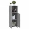 vidaXL Armoire de bain Sonoma gris 30x30x95 cm Bois d'ing&eacute;nierie