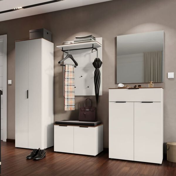 Germania Banc &agrave; chaussures GW-California 40x75x48cm Cachemire et noyer