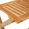 vidaXL Ensemble &agrave; manger de jardin pliable 3 pcs bois d'acacia massif