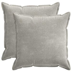vidaXL Housse de coussin 2 pcs HOUTEN Gris clair 70 x 70 cm