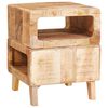 vidaXL Tables d'appoint Marron 40 x 40 x 49 cm Bois Recyclé Solide