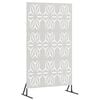 vidaXL &Eacute;cran de confidentialit&eacute; 100 x 50 x 180 cm Acier inoxydable