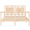vidaXL Cadre de lit sans matelas 140x200 cm bois massif de pin