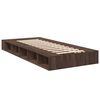 vidaXL Cadre de lit sans matelas ch&ecirc;ne marron 90x190 cm