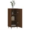 vidaXL Buffet Ch&ecirc;ne marron 34,5x34x90 cm Bois d'ing&eacute;nierie