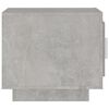 vidaXL Table basse gris b&eacute;ton 51x50x45 cm bois d'ing&eacute;nierie
