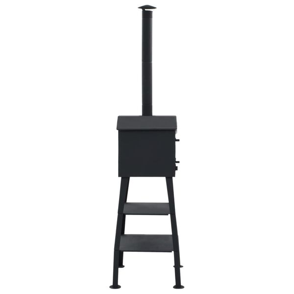 vidaXL Four &agrave; pizza d'ext&eacute;rieur aliment&eacute; par charbon 2 pierres