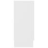 vidaXL Armoire à vitrine Blanc 120x30,5x70 cm Bois d'ingénierie