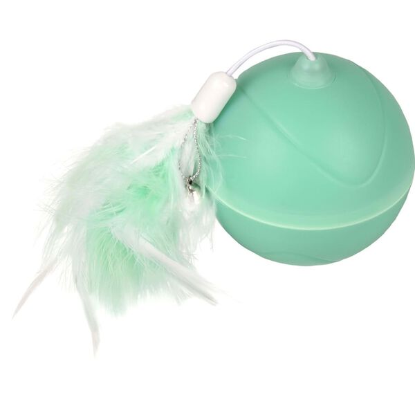 FLAMINGO Jouet balle &agrave; LED 2 en 1 Magic Mechta Vert 7 cm