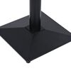 vidaXL Pied de table de bistro noir 41x41x72 cm fonte