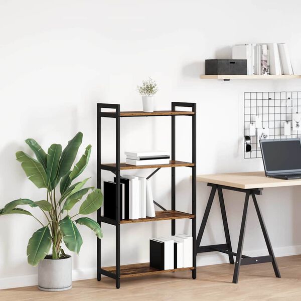 vidaXL &Eacute;tag&egrave;re Bois ancien 40 x 30 x 85 cm Bois d'ing&eacute;nierie