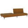 vidaXL Canap&eacute;-lit &agrave; 2 places marron velours